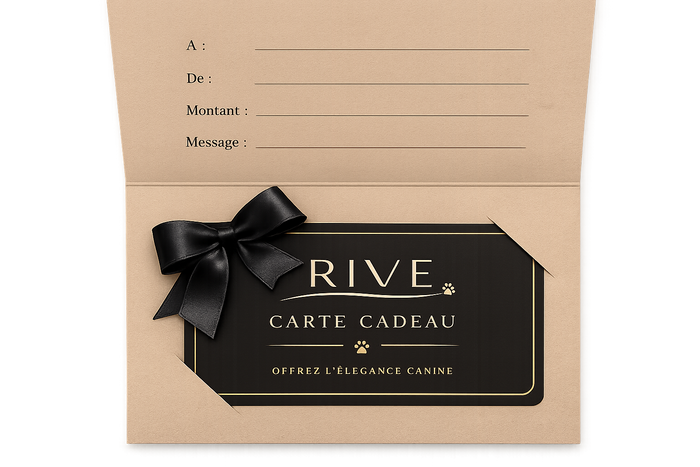 Carte cadeau et ruban bordeaux